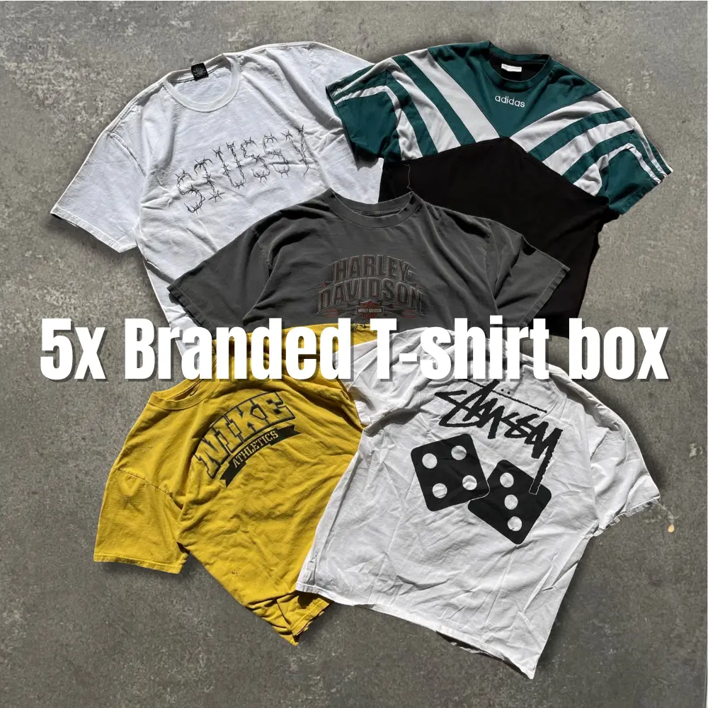 5x Branded T-Shirt Box Resell Europe