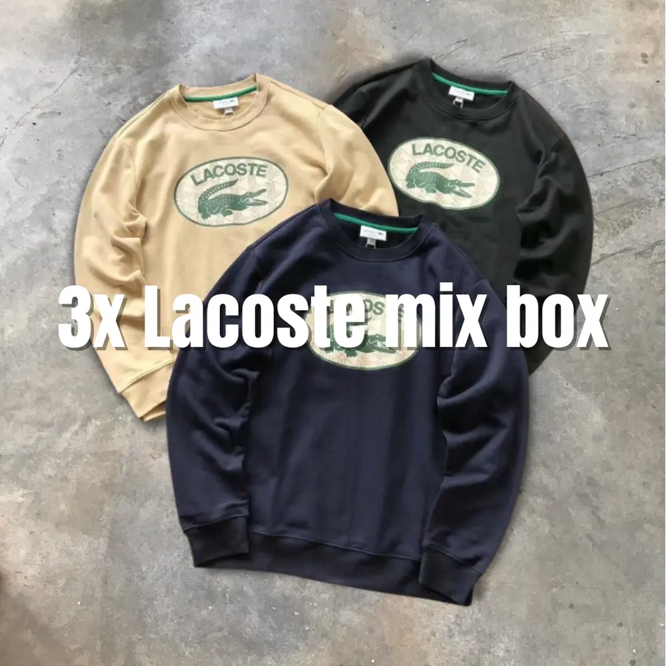 3x LACOSTE MIX BOX Resell Europe